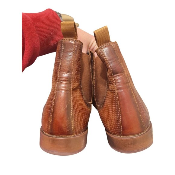 Stacy Adams 25325-240 Men's Rupert Plain Toe Lace And Gore Boot Brown 10M - Picture 4 of 9